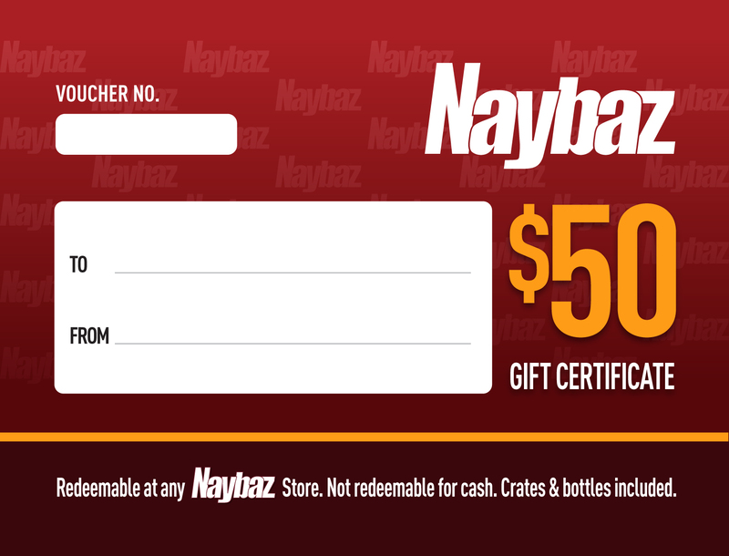 Naybaz $50 Gift Certificate