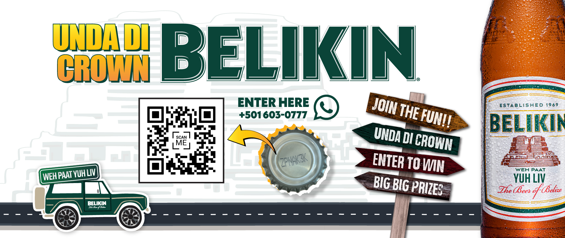 Belikin Weh Paat Yuh Liv Hero Banner - Desktop 1920x810px